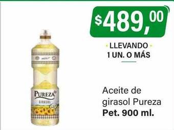Supermercados Damesco Aceite de girasol pureza oferta