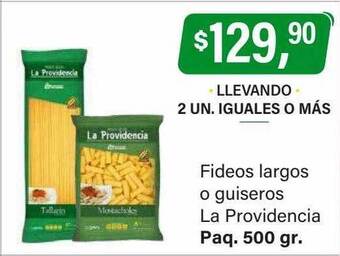 Supermercados Damesco Fideos largos o guiseros la providencia oferta