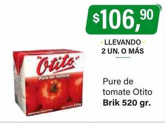 Supermercados Damesco Pure de tomate otito oferta