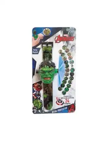 El Mundo del Juguete Reloj digital infantil avengers proyector de imágenes hulk oferta