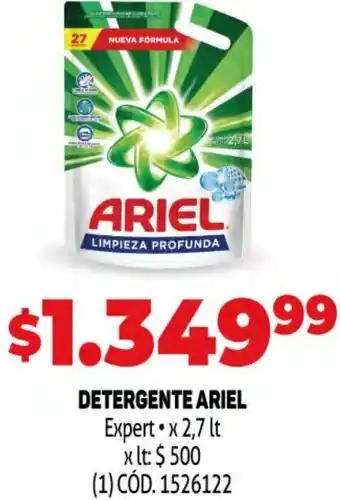 Makro Detergente Ariel Expert 2,7L oferta