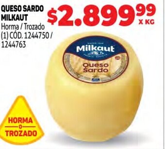 Makro Queso Sardo Milkaut oferta