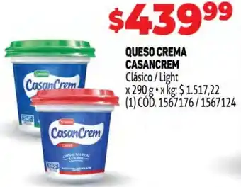 Makro Queso Crema Casancrem 290g oferta