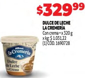 Makro Dulce de Leche La Cremería 320g oferta