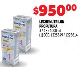 Makro Leche Nutrilon Profutura 3/4 x 1000ml oferta