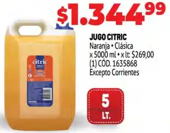 Makro Jugo Citric 5000ml oferta