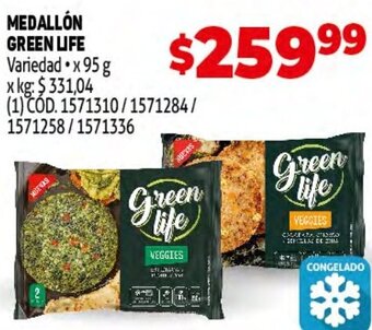 Makro Medallón Green Life 95g oferta