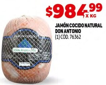 Makro Jamón Cocido Natural Don Antonio oferta