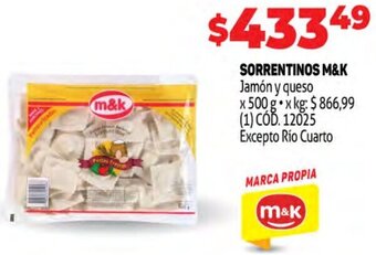 Makro Sorrentinos M&K 500g oferta