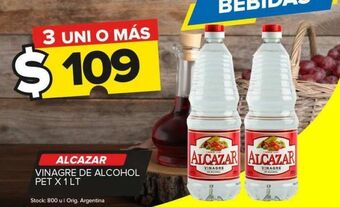Carrefour Maxi Vinagre alcazar 1l oferta