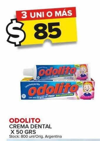 Carrefour Maxi Crema dental odolito x 50g oferta