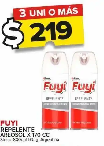 Carrefour Maxi Repelente fuyi aerosol 170cc oferta