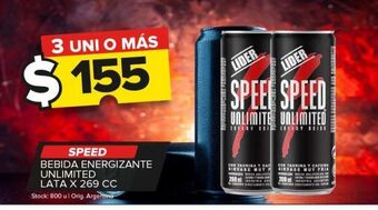Carrefour Maxi Bebida energética speed unlimited lata x 269cc oferta