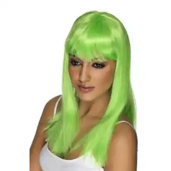 Peluca pelo largo verde 1x1