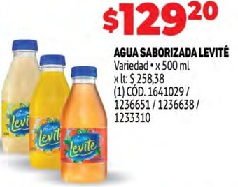 Makro Agua Saborizada Levité 500ml oferta