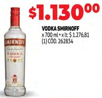 Makro Vodka Smirnoff 700ml oferta