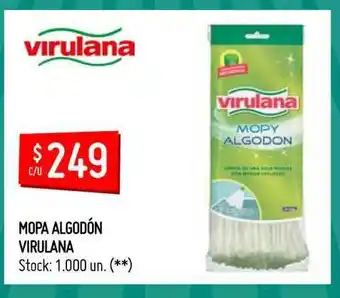 Walmart Virulana Mopa Algodón oferta