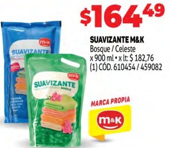 Makro Suavizante M&K 900ml oferta