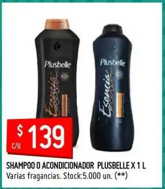 Changomas Plusbelle Shampoo O Acondicionador 1L oferta