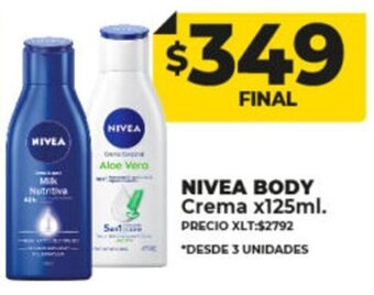 Supermayorista Vital Nivea Body Crema x 125ml oferta