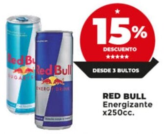 Supermayorista Vital Red Bull Energizante x 250cc oferta