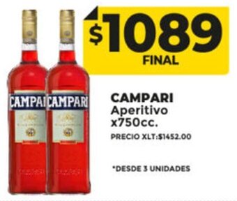 Supermayorista Vital Campari Aperitivo x 750cc oferta