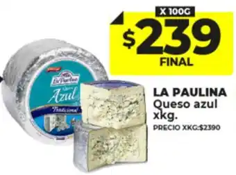 Supermayorista Vital La Paulina Queso Azul x 100g oferta