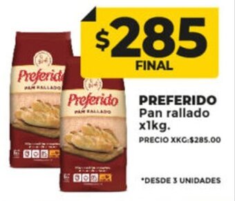 Supermayorista Vital Preferido Pan Rallado x 1kg oferta