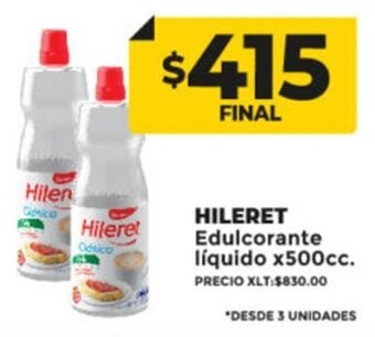 Supermayorista Vital Hileret Edulcorante Líquido x 500cc oferta