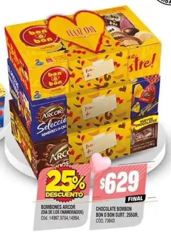 Chocolate Bombon Bon o Bon Surt. 255g