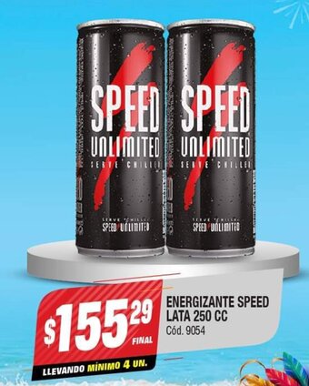 Supermercados Yaguar Energizante Speed lata x 250cc oferta