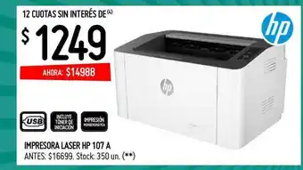 Changomas Impresora Laser HP 107 A oferta