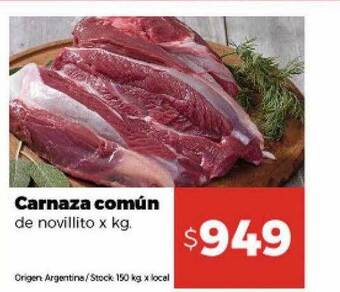 Disco Carnaza común de novillito x kg oferta