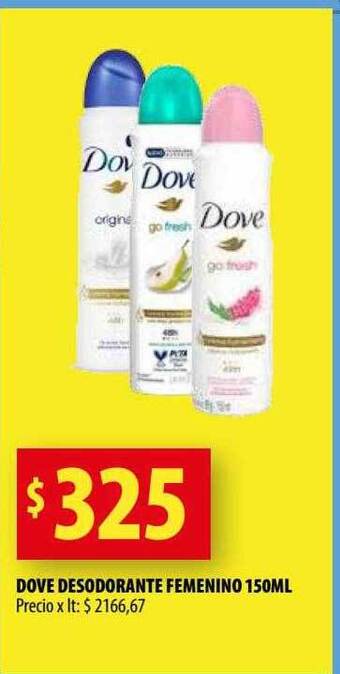 Punto Mayorista Dove desodorante femenino oferta