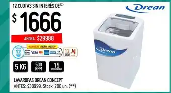 Changomas Lavaropas Drean Concept oferta
