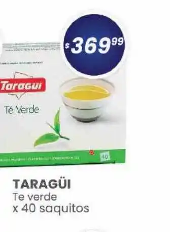 Arcoiris Supermercados Taragüi te verde x 40 saquitos oferta