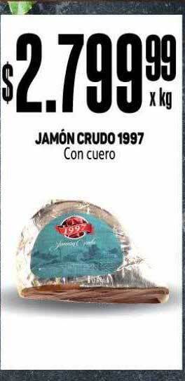 Makro Jamón crudo 1997 con cuero oferta