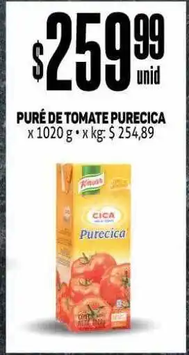 Makro Puré de tomate purecica oferta