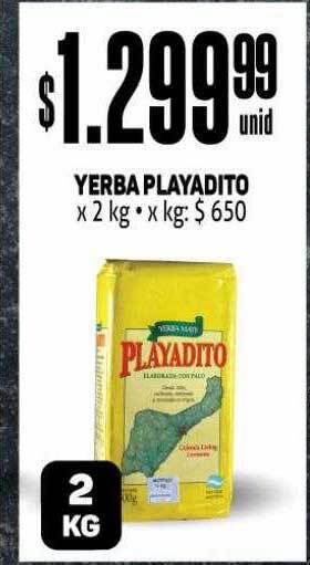 Makro Yerba playadito oferta