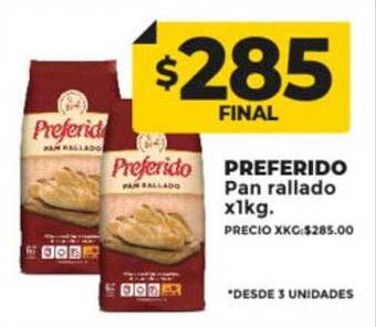 Supermayorista Vital Preferido pan rallado oferta