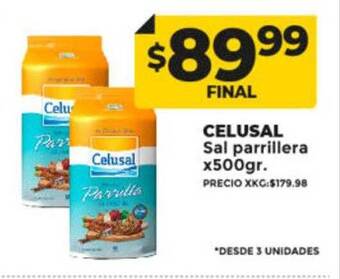 Supermayorista Vital Celusal sal parrillera oferta