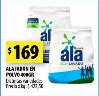 Punto Mayorista Ala jabón en polvo oferta