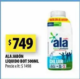 Punto Mayorista Ala jabón líquido bot oferta