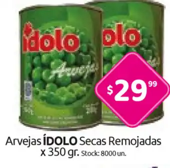 Cordiez Idolo Arvejas Secas Remojadas x 350 gr1 oferta