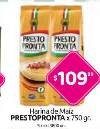 Cordiez Prestopronta Harina de Maíz x 750 gr oferta