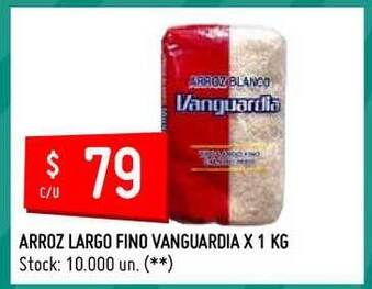Changomas Vanguardia Arroz Largo Fino 1kg oferta