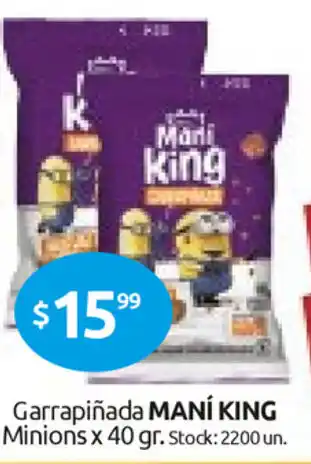 Cordiez Maní King Garrapiñada Minions oferta
