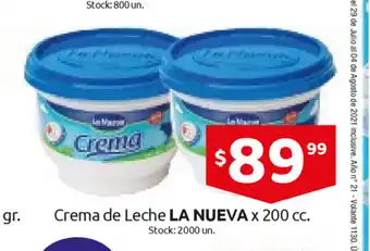 Cordiez La Nueva Crema De Leche oferta