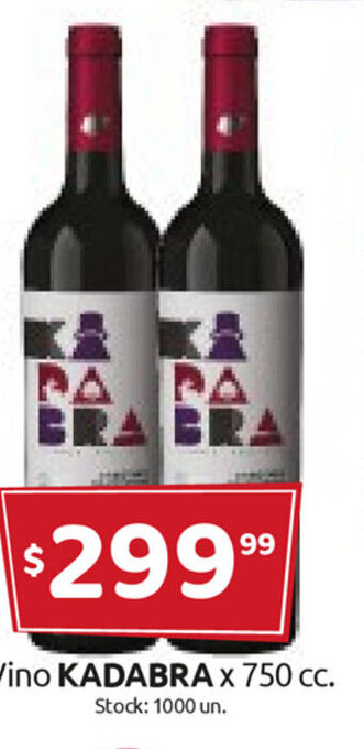 Cordiez Kadabra Vino x 750 cc oferta