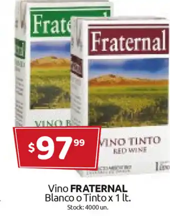 Cordiez Fraternal Vino Blanco o tinto oferta